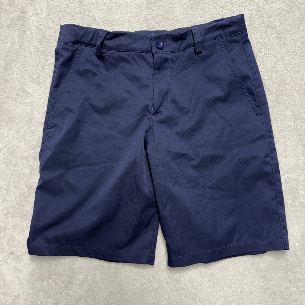 Under Armour Mens Navy Blue Performance Golf Shorts Size‎ YLG 28 Waist